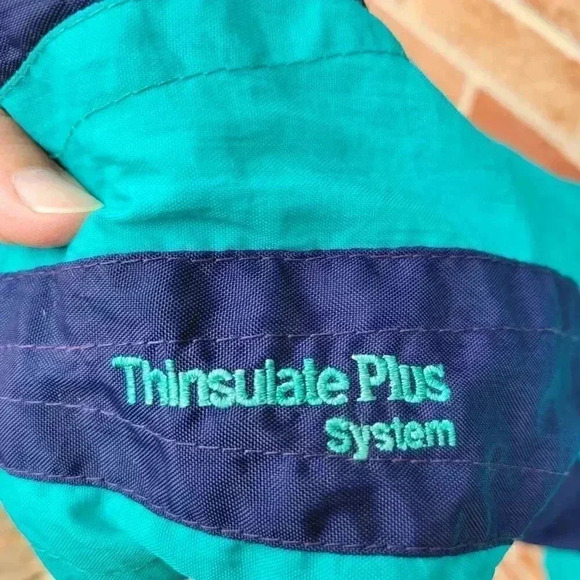 Vintage Y2K Roffe Skiwear Nylon Jacket Men's Size Large Thinsulate Plus - Picture 3 of 11